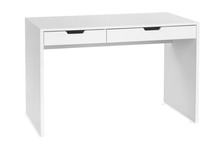 EVONNE Skrivbord med 2 Lådor Vit - Möbler - Hemmakontor - Skrivbord