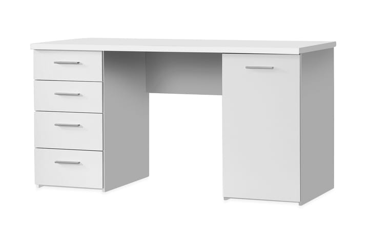 GOSLING Skrivbord 145 cm med Förvaring Skåp + 4 Lådor + Hyll - Möbler - Hemmakontor - Skrivbord