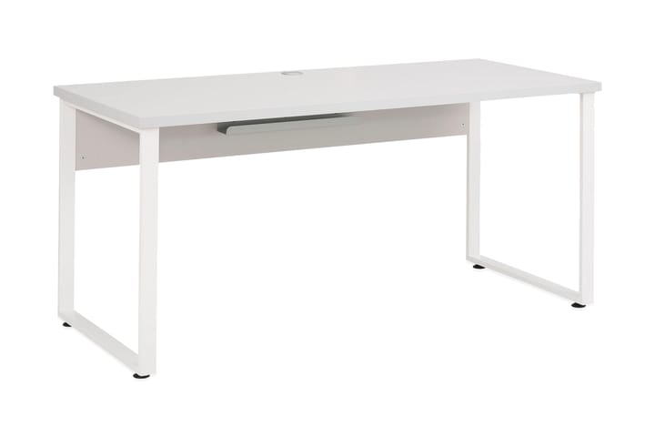 HAMBORN Skrivbord 160 cm Grå/Platinagrå
