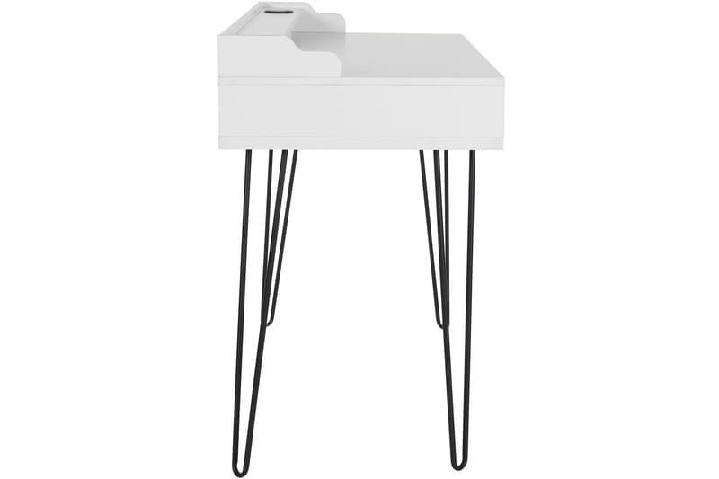 MESSIA Skrivbord 109 cm Vit - Möbler - Hemmakontor - Skrivbord