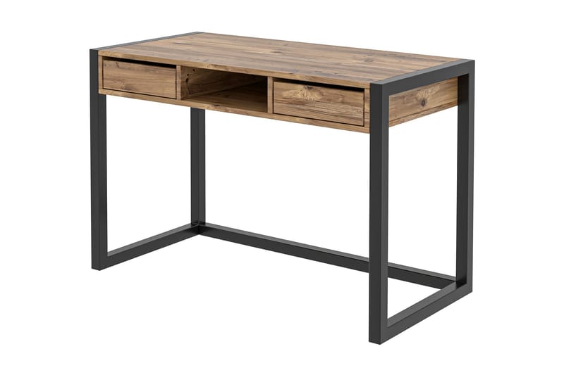 PARAVANO Skrivbord 115 cm m Förvaring Lådor+Hylla Trä/Natur/ - Möbler - Bord