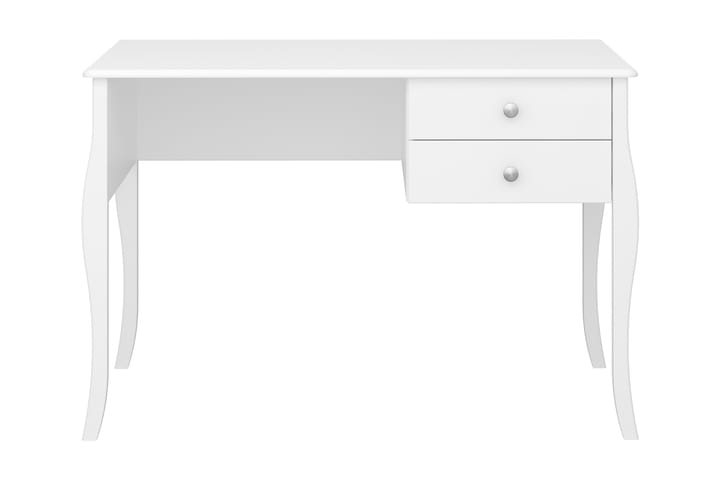 PRIO Skrivbord 112 cm med Förvaring 2 Lådor Vit