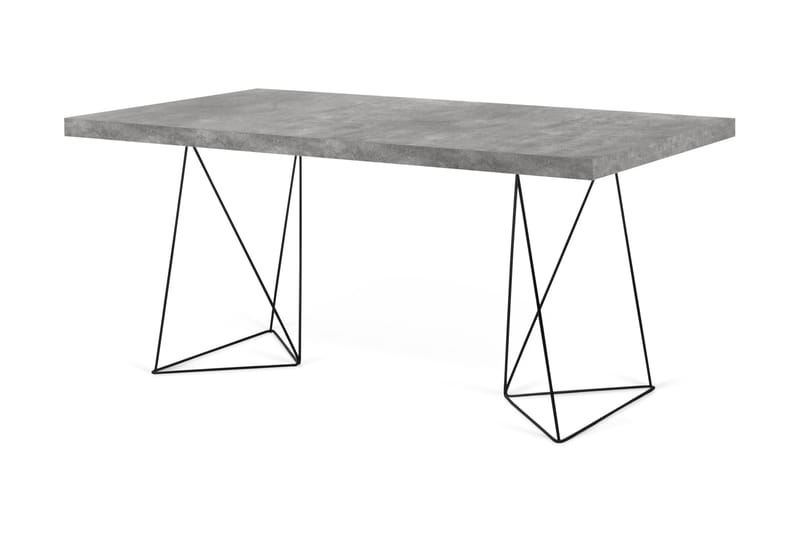 SHAD Skrivbord 160 cm Betonggrå/Svart - Möbler - Hemmakontor - Skrivbord