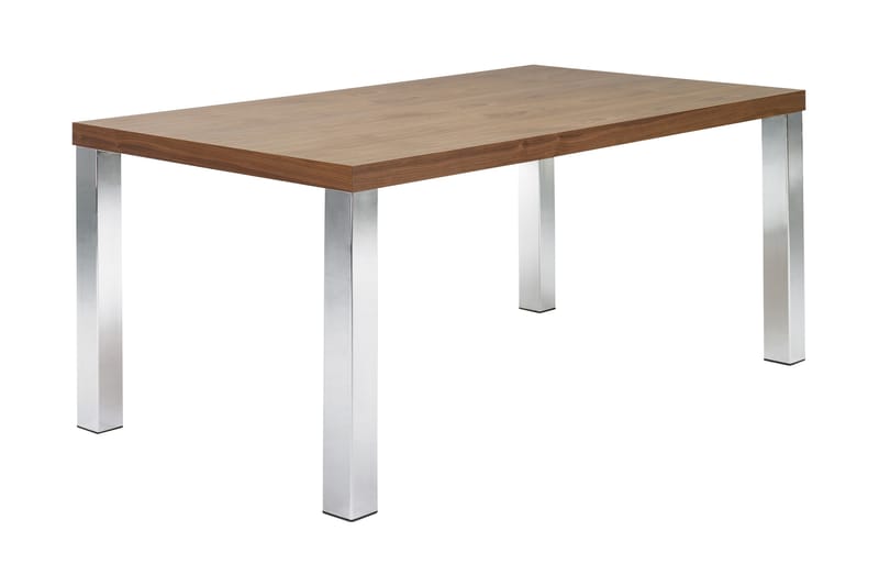 SHAD Skrivbord 180 cm Trä/Natur/Krom - Mörkbrun - Möbler - Hemmakontor - Skrivbord