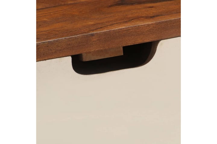 Skrivbord 110x50x90 cm massivt akaciaträ - Flerfärgad - Möbler - Hemmakontor - Skrivbord