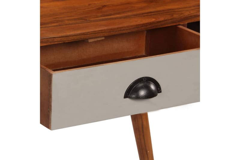 Skrivbord 110x50x90 cm massivt akaciaträ - Flerfärgad - Möbler - Hemmakontor - Skrivbord