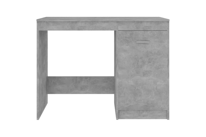Skrivbord betonggrå 100x50x76 cm spånskiva