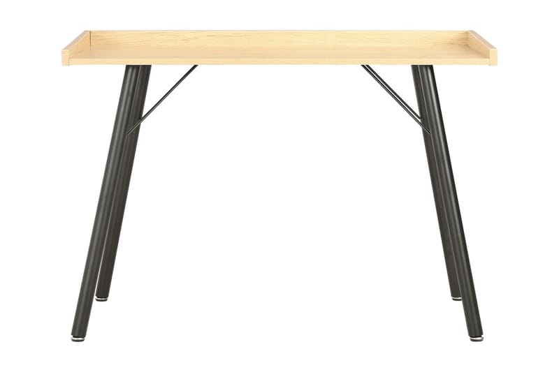 Skrivbord ek 90x50x79 cm - Svart - Möbler - Hemmakontor - Skrivbord