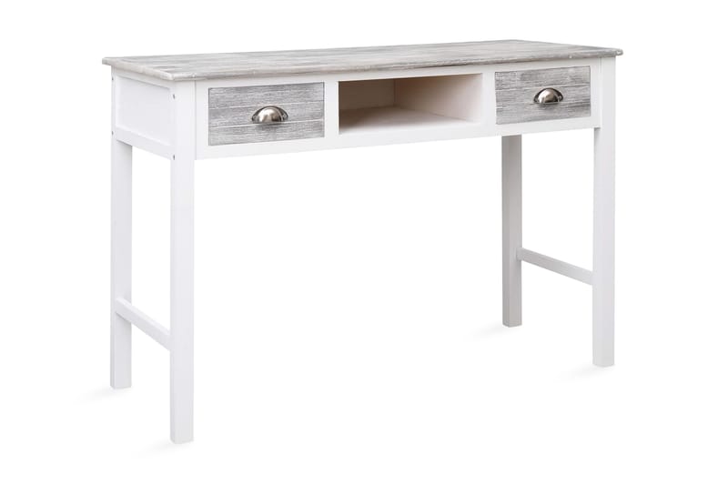 Skrivbord grå 110x45x76 cm trä - Grå - Möbler - Hemmakontor - Skrivbord