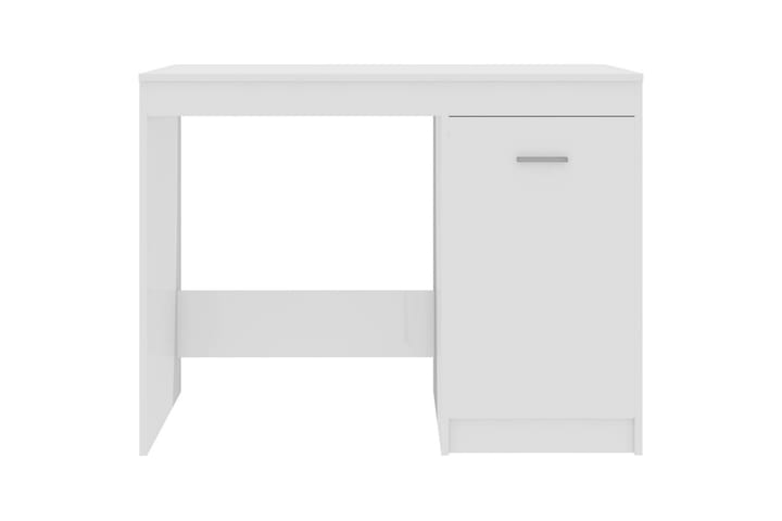 Skrivbord vit högglans 100x50x76 cm spånskiva - Vit - Möbler - Hemmakontor - Skrivbord
