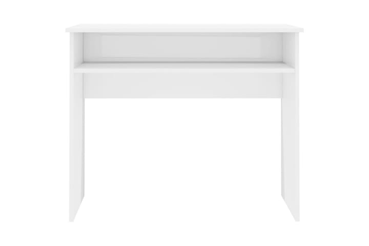 Skrivbord vit högglans 90x50x74 cm spånskiva - Vit - Förvaring - Förvaringsmöbler - Byråer - Sekretär
