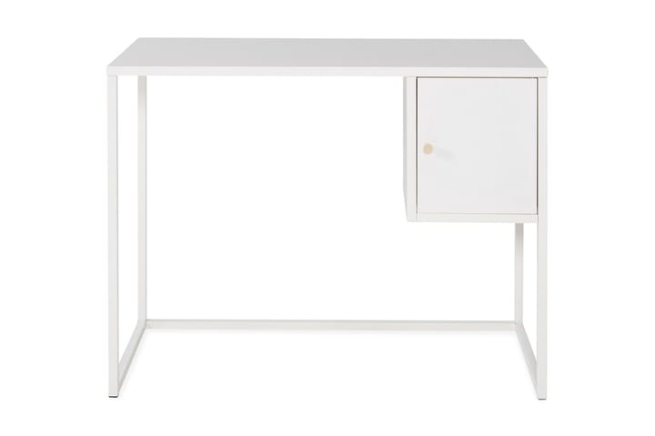SPONSE Skrivbord 95 cm med Förvaring Skåp Vit - Venture Home - Möbler - Hemmakontor - Skrivbord