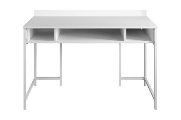 VORMSELE Skrivbord 120 cm med Förvaring Hyllor Vit - Möbler - Hemmakontor - Skrivbord