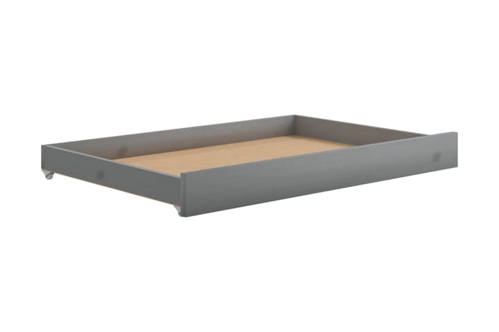 Dagbädd utdragbar 2x(90x200) cm grå massiv furu - Grå - Möbler - Sovrum - Dagbäddar