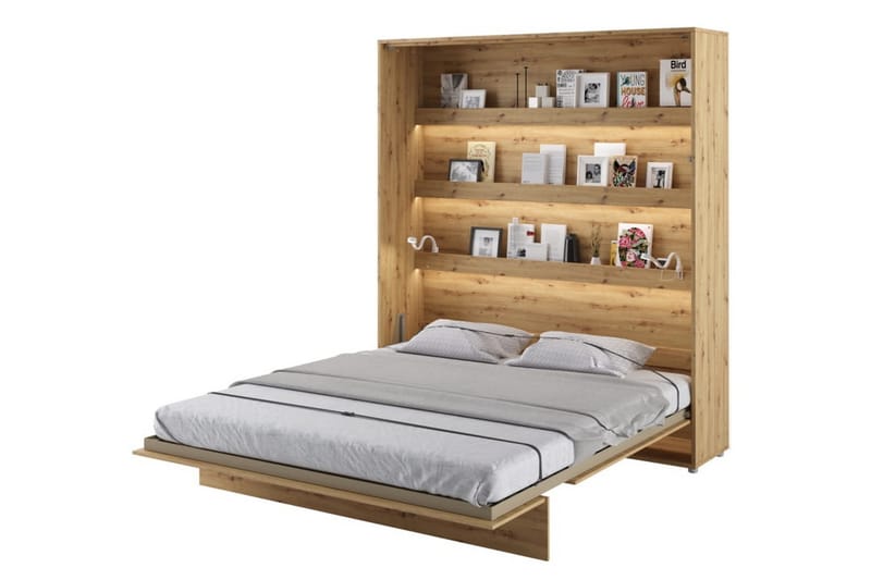 Sängskåp 180x200 cm Ek - Möbler - Sovrum - Sängar - Gästsäng & extrasäng - Sängskåp