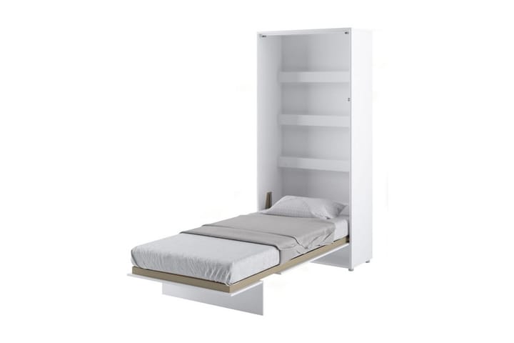 Sängskåp 90x200 cm Vertikal Vit - Möbler - Sovrum - Sängar - Gästsäng & extrasäng - Sängskåp