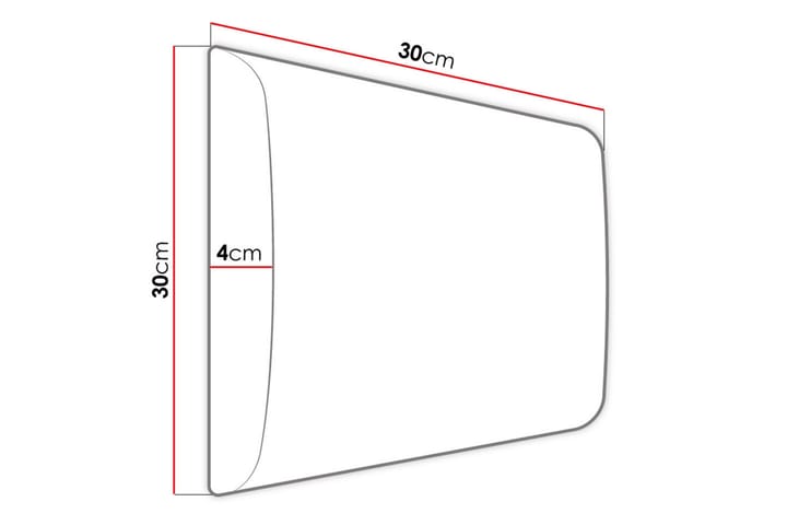 KERANZA Kontinentalsäng 80x200 cm+Panel 30 cm Vit - Möbler - Sovrum - Sängar - Komplett Sängpaket