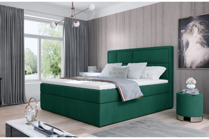 MEIGNE Sängpaket 140x200 cm Grön