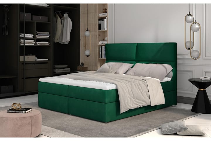 TAMBER Sängpaket 160x200 cm Grön