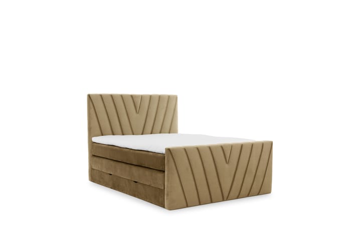 Zacheri Sängpaket med Förvaringssäng 140x200 Ljusbrun - Möbler - Sovrum - Sängar - Komplett Sängpaket