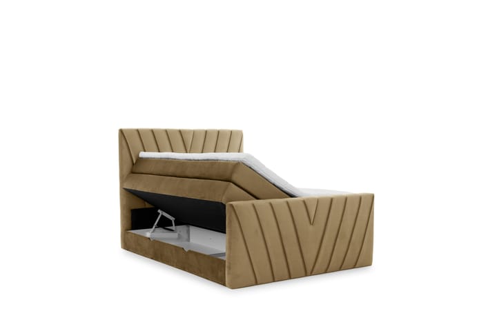 Zacheri Sängpaket med Förvaringssäng 140x200 Ljusbrun - Möbler - Sovrum - Sängar - Komplett Sängpaket