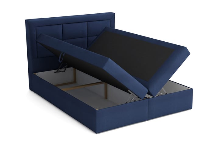 ALMERED BOX Kontinentalsäng 140x215 cm Beige/Svart - Svart - Möbler - Sovrum - Sängar - Kontinentalsängar