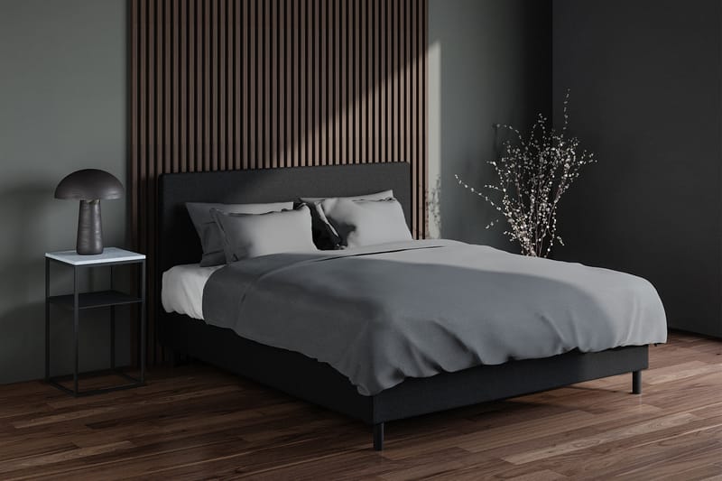 ELBERON Sängpaket Kontinentalsäng 120x200 cm Mörkgrå (+Fler - Möbler - Sovrum - Sängar - Kontinentalsängar
