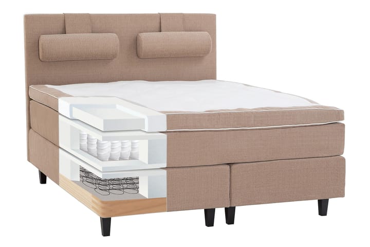 GRAND XL 180 Kontinentalsäng - Sängpaket Sandbeige - Möbler - Sovrum - Sängar - Kontinentalsängar
