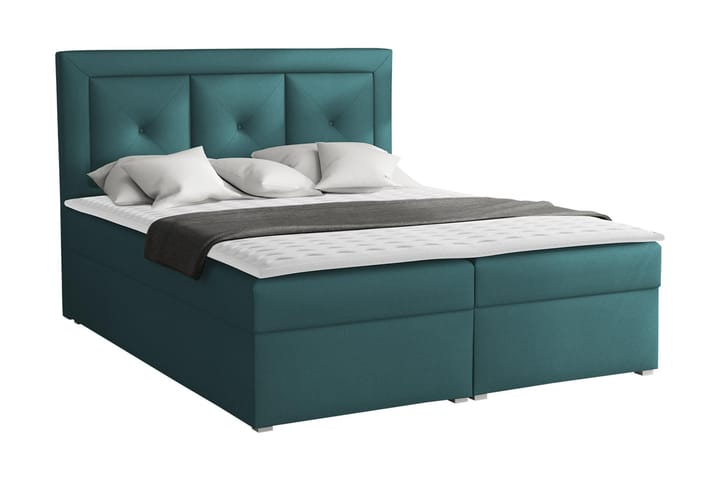 MODEN Kontinentalsäng 160x215 cm Blå - Beige - Möbler - Sovrum - Sängar - Enkelsängar