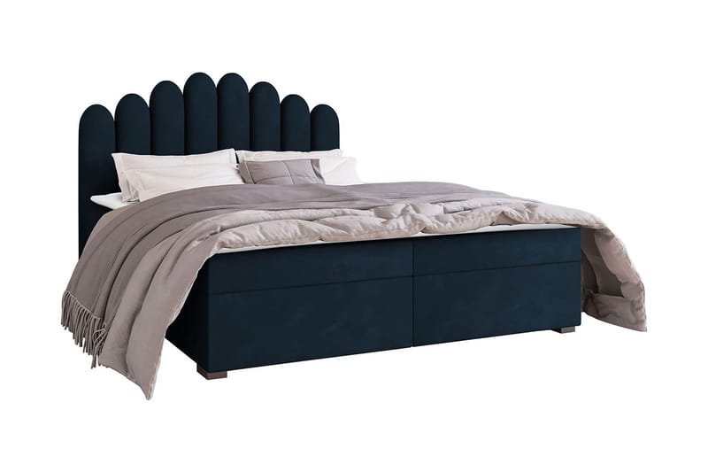 PEBMARSH Kontinentalsäng 160x200  cm Medium Blå - Möbler - Sovrum - Sängar - Dubbelsängar