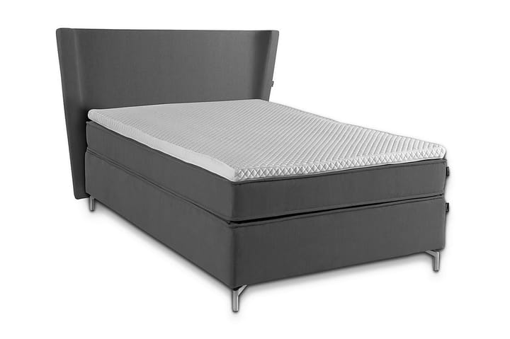 Standard Sängpaket Kontinentalsäng 120x200 cm Ljusgrå