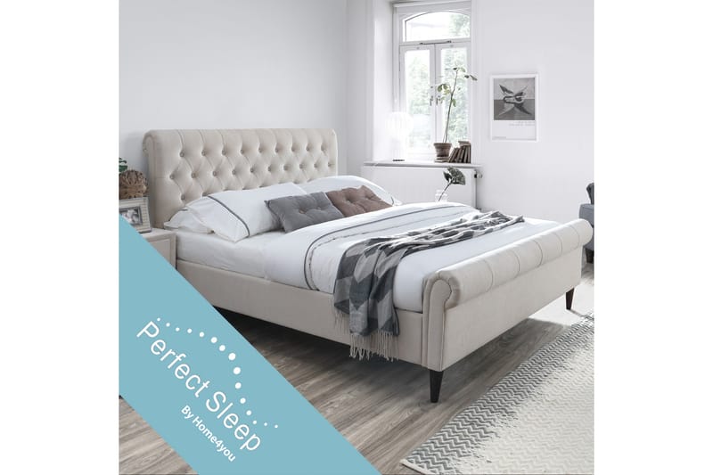 Säng LUCIA med madrass HARMONY DELUX 160x200cm - Möbler - Sovrum - Sängar - Ramsäng