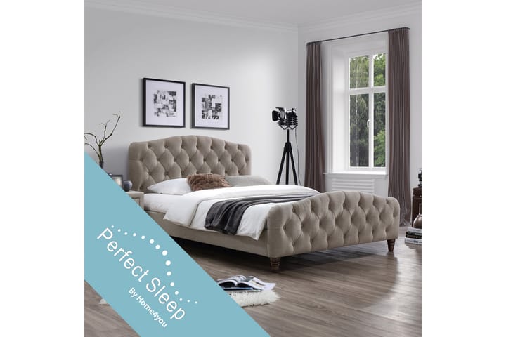 Säng SANDRA med madrass HARMONY DELUX 160x200cm - Möbler - Sovrum - Sängar - Ramsäng