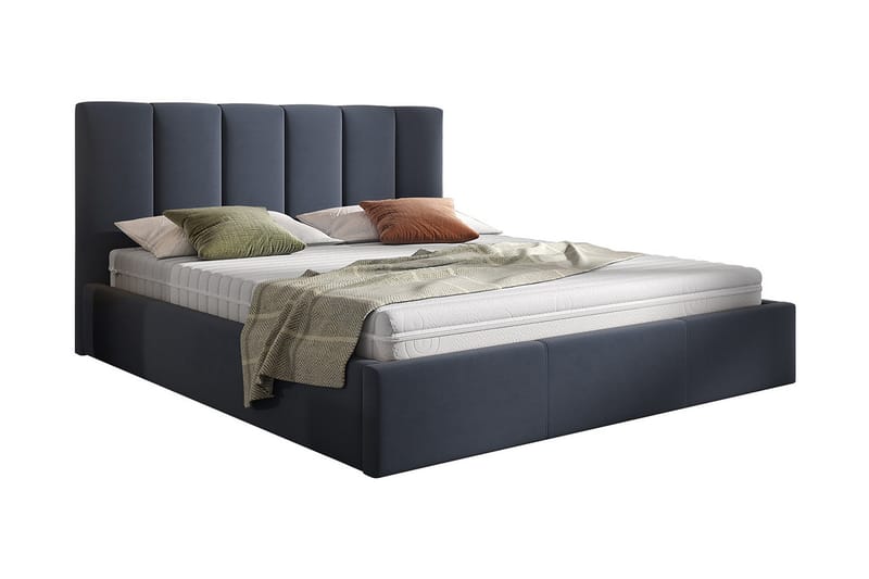 MURRI Förvaringssäng 160x200 cm  Mörkblå - Mörkblå - Möbler - Sovrum - Sängar - Sängar med förvaring