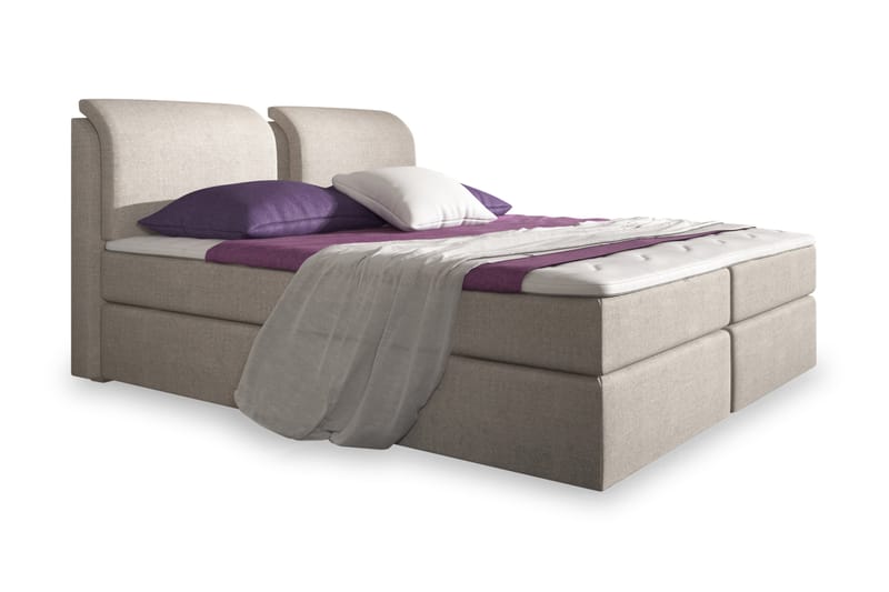 ORLANDO Förvaringssäng 180 Beige - Möbler - Sovrum - Sängar - Sängar med förvaring