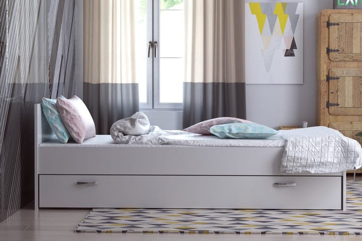 KNOUS Sängram 100 cm Vit - Möbler - Sovrum - Sängbord