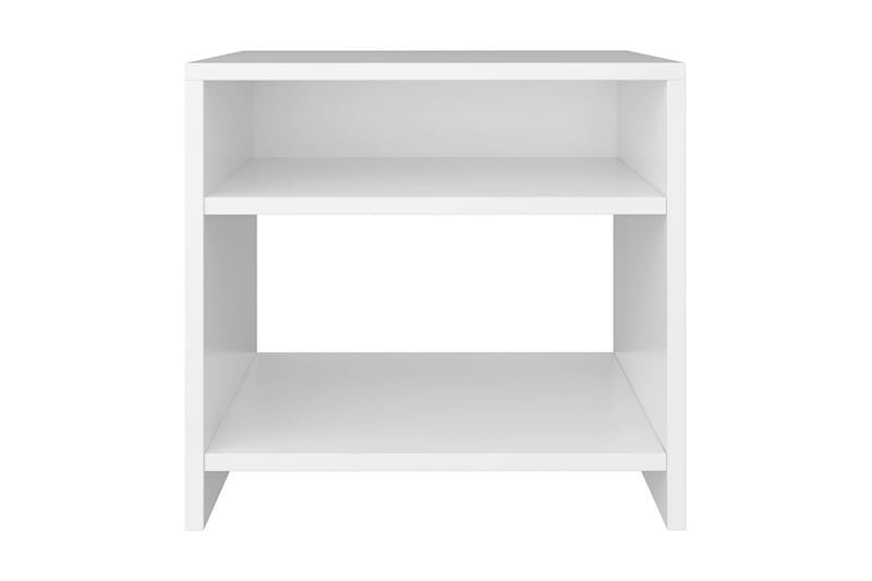 Sängbord 2 st vit 40x30x40 cm spånskiva - Vit - Möbler - Sovrum - Sängbord