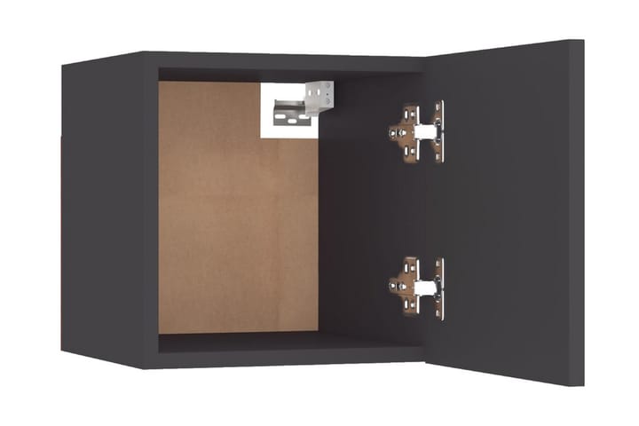 Sängbord grå 30,5x30x30 cm spånskiva - Grå - Möbler - Sovrum - Sängbord