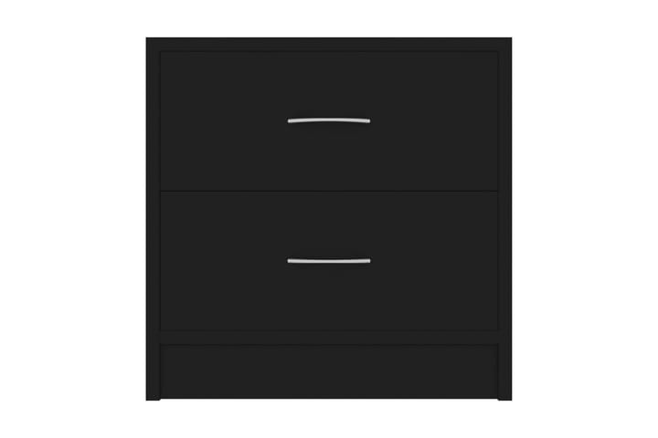 Sängbord svart 40x30x40 cm spånskiva