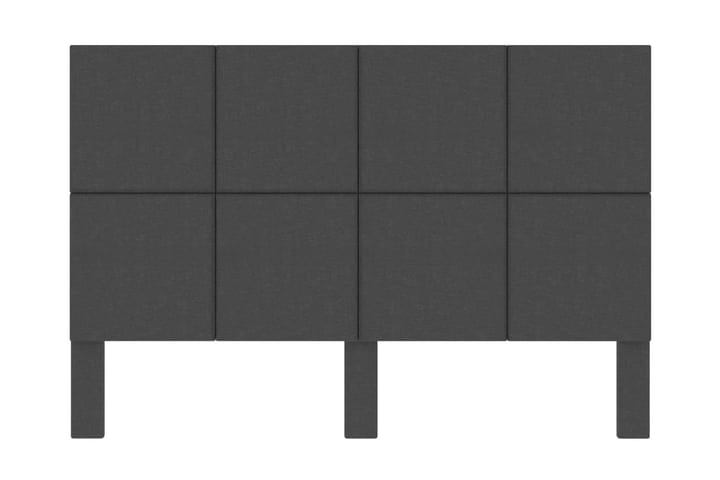 Huvudgavel mörkgrå tyg tuftad 140x200 cm - Grå - Möbler - Sovrum - Sänggavlar