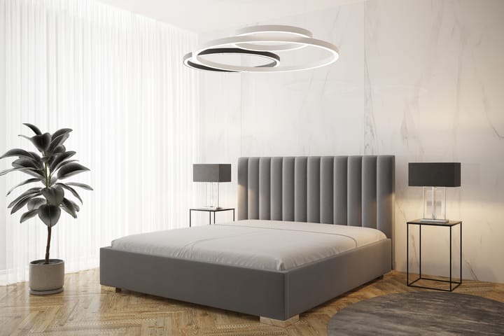 Mewada Sängram med Förvaring 160x200 cm Grön - Möbler - Sovrum - Sängram & sängstomme