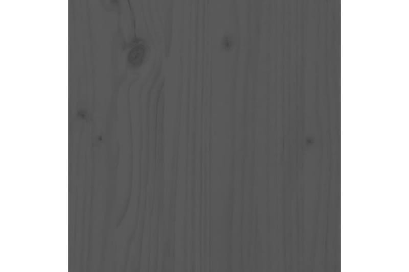 Sängram grå massiv furu 100x200 cm - Grå - Möbler - Sovrum - Sängram & sängstomme