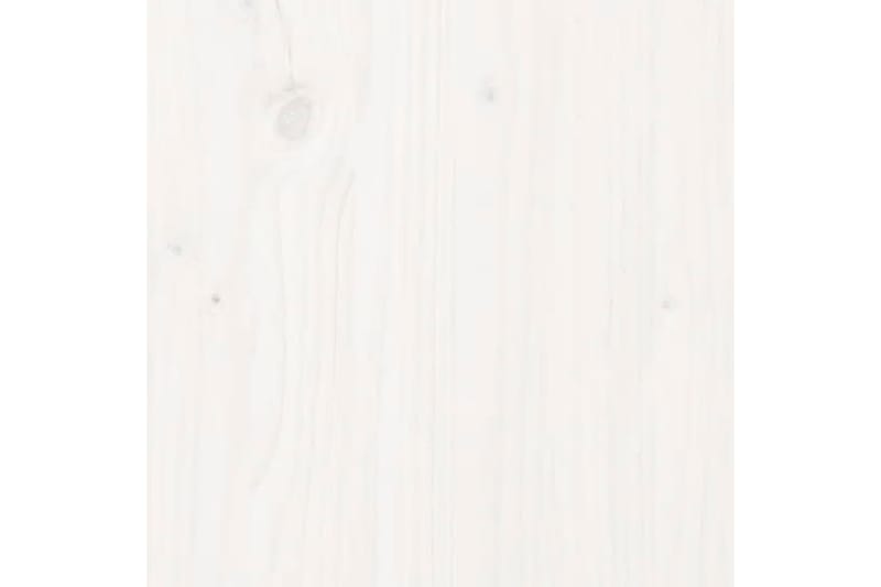 Sängram vit massivt trä 150x200 cm - Vit - Möbler - Sovrum - Sängram & sängstomme