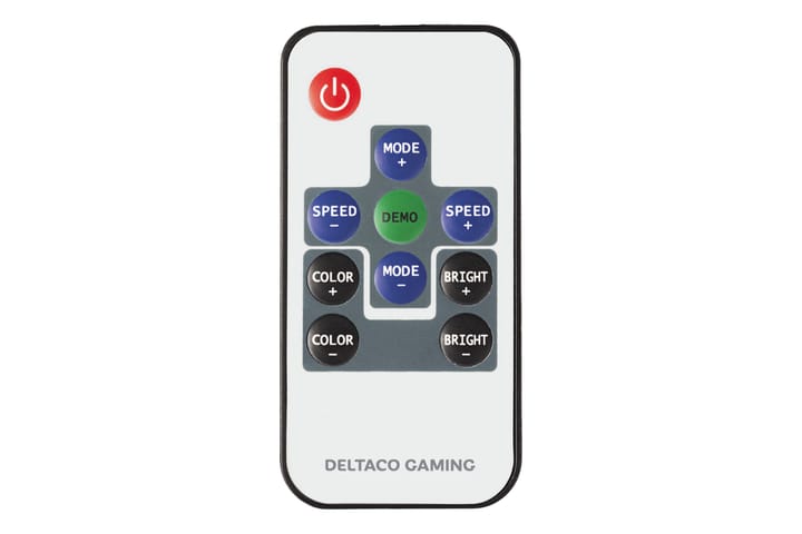 Deltaco Gaming Gamingstol RGB belysning  svart - Svart/Grön - Möbler - Spelrum - Gamingstol
