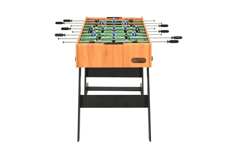 Fotbollsbord hopfällbart 121x61x80 cm ljusbrun