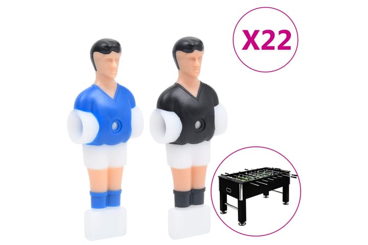 Spelare för fotbollsbord med 12,7 mm stavar 22 delar - Möbler - Spelrum - Spelbord - Bordsfotboll