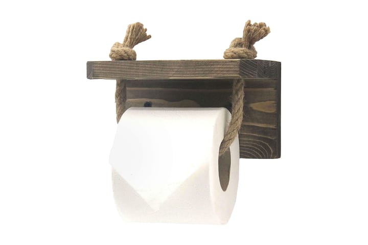 CORNICH Toalettpappershållare 17 cm Valnöt - Möbler - Tillbehör & accessoarer - Badrumstillbehör - Toalettpappershållare