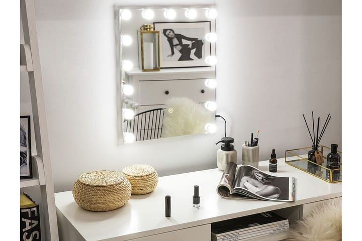 RAISANEN Spegel LED 40x50 cm Transparent - Möbler - Tillbehör & accessoarer - Badrumstillbehör