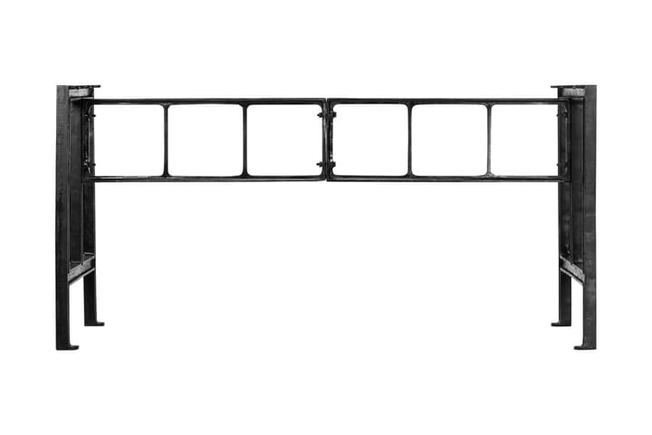 Bordsben för matbord 150x68x73 cm gjutjärn