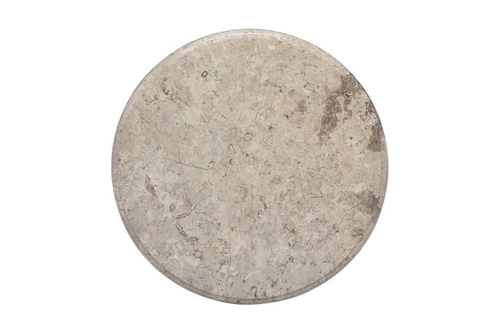 Bordsskiva grå Ã˜50x2,5 cm marmor